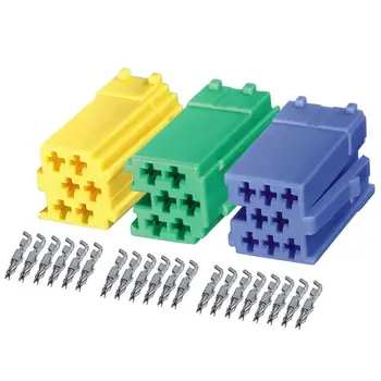 10 X Set Mini ISO Konektor 20Pins C1 C2 C3 Svorkovnica Zásuvky Konektora Kit Set