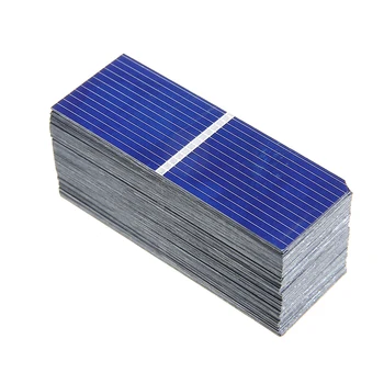 100ks 0.5 V 320mA Solárne Batérie Panely Článková Batéria Nabíjanie 52*19 mm Farba Crystal Solars Modul DIY Zdroj Napájania