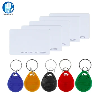 10PCS Riadenie Prístupu Kariet RFID 125KHz Keyfobs Značky NFC Token RFID Keychains EM4100 ID Key Card Pre Dvere Prístupový Systém