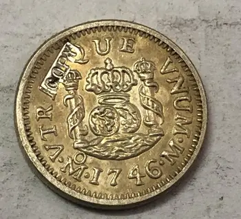 1746 Mexiko (Koloniálnej) ½ Real - Felipe V