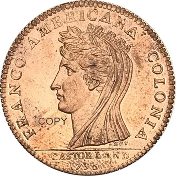 1796 Spojené Štáty Pol Dolára Červená Meď zberateľstvo Kópiu Mince