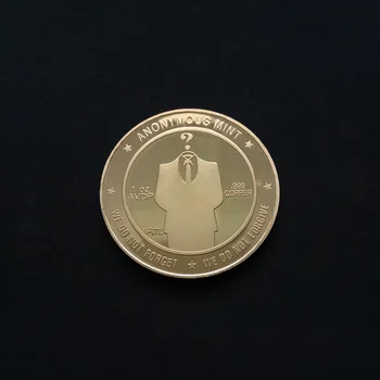Anonymné Mint 1.oz AVDP Kovové Remesiel Znamenajú, že Sme Nezabudnite Odpustiť Virtuálna Mena Bitcoin 3 Oblečenie Pamätné Mince