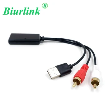 Biurlink Univerzálny 2RCA USB autorádio Audio Music Vstup Bluetooth Adaptér Pioneer Nissan Toyota