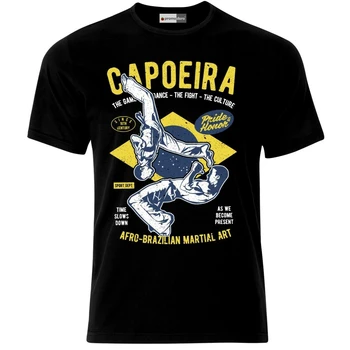 Brazílske Bojové Umenie Capoeira MMA Kampfsportarten T Shirt Nové 100% Bavlna, Krátky Rukáv, O-Neck T-shirt Ležérne Pánske Top