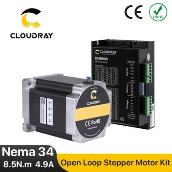 Cloudray Nema 34 otvorenou Slučkou, Stepper Motor Auta 8.5 N. m 4.9 112mm Stepper Motor Vysoký krútiaci Moment CNC Gravírovanie Frézovanie Stroj