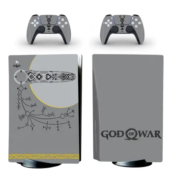 God of War PS5 Štandardný Disk Pokožky Nálepky Kryt Kotúča, pre PlayStation 5 Konzoly & Controller PS5 Pokožky Nálepky Vinyl