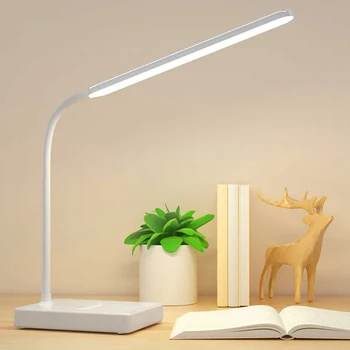 LED Stolná Lampa USB Nabíjateľné Skladacia Ochrana Očí sa Dotknite Stmievateľné Lampa stolná Lampa Led Svetlo na Úrovni 3 Farby