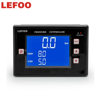 LEFOO Inteligentný Regulátor Tlaku Veľký LCD Displej Automatické Digitálne Tlakový Spínač pre Priemyselné Air Control