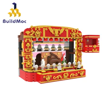 MOC Pre 71033 Bábkové Zobraziť Muppets Divadlo Stavebné Bloky Nastaviť Kompatibilné Údaje Charakter Fáze Tehly Hračky Pre Deti, Darčeky