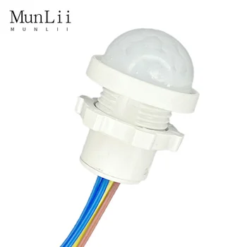 MunLii Smart Switch Skriňa PIR Senzor Detektora 110V 220V LED PIR Infračervený Senzor Pohybu, Detekcia Domov Senzor, Light Switch