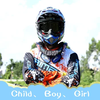offroad racing gear nastaviť dieťa, detské oblečenie na horských bicykloch študent chlapec, chlapec, dievča MOTO Flexair DH MX