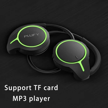 PLUFY Bezdrôtová 5.0 Športové Slúchadlá a Mp3 Prehrávač Neckband Stereo Headset Podpora TF Kariet S Rádio