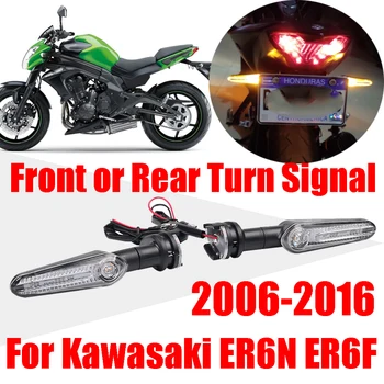 Pre Kawasaki Ninja ER-6N ER6N ER-6F ER6F Motocyklové Príslušenstvo LED Zase Signálu, Svetelný Indikátor Smerový Flasher Blinker na Čítanie