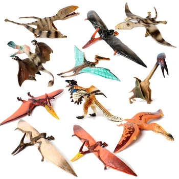 Simulácia Dinosaura Zvieracích Postáv Hračka Klasické Pterodactyl Akčné Figúrky Pteranodon archaeopteryx Animal Model Kolekcie hračky