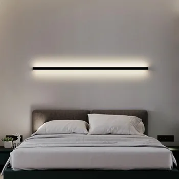 Spálňa posteli nástenné svietidlo obývacia izba uličkou gauč pozadí steny stropné lampy, svetelné luxusné jedno slovo, dlhá lišta bez hlavného lampa