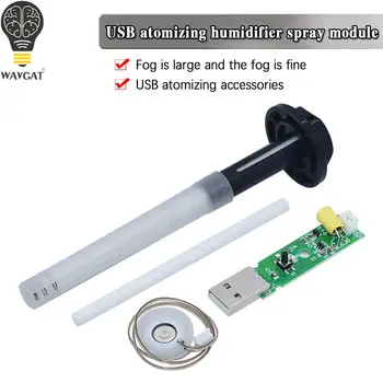 USB zvlhčovač atomizáciu modul sprej DIY experimentálnych častí zariadenia, ultrazvukové integrovaná jednotka doska príslušenstvo