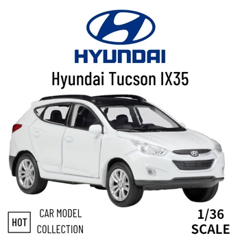 Well Mierke 1:36 Model Auta, Replika Hyundai Tucson IX35 Zliatiny Diecast Zberateľskú Hračka Ornament Suvenír pre Chlapca Priateľovi