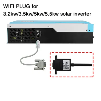 WiFi Modul Bezdrôtových Zariadení S RS232 Remot na 3,2 kw/3.5 kw/5kw/5.5 kw, solárny invertor Tento wifi môžu byť použité pre našich produktov len