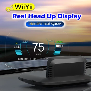 WiiYii C1 vodičov premietacie HUD Bluetooth Spojenie Auto Head Up Display Viacerých rozhraní auto príslušenstvo na obrazovke