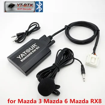 Yatour Car audio Bluetooth Súprava pre Mazda 3 Mazda 6 A Mazda RX8 Digitálny Hudobný Menič, MP3 Prehrávač, AUX Adaptér