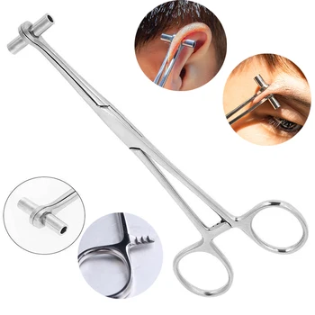 1Pc Chirurgickej Ocele Profesionálne Needl Tragus Vedro Piercing Držiteľov Toolspecific Piercing Kliešte na Piercing Huba