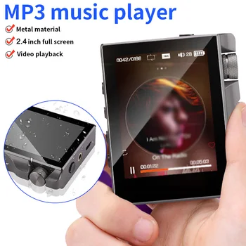 2022 HIFI MP3 Audio Prehrávač 2,4 palcový Farebný Displej Bluetooth, MP3 Prehrávač Hudby Walkman Šport Kovové Hráč DSD256 Bezstratového Kódovania