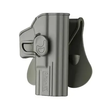 Amomax Taktické Puzdro pre Glock 19/23/32 ISSC M22/ ICS WS-XAE Séria Lovu Nohu Závesu Airsoft - Ľavá Ruka Tan