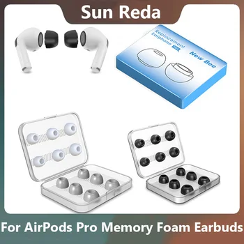 Anti-Sklzu Eartips Pre AirPods Pro Pamäťovej Peny Slúchadlá Tipy Pre Apple 3. Gen Bezdrôtové Slúchadlá Náhradné chrániče sluchu Kvapka Loď