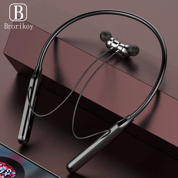 Bezdrôtové Slúchadlá Bluetooth 5.0 Headset IPX5 Vodotesný Magnetický Neckband Slúchadlá Športové Slúchadlá Micophone Pre iPhone 13 12 11