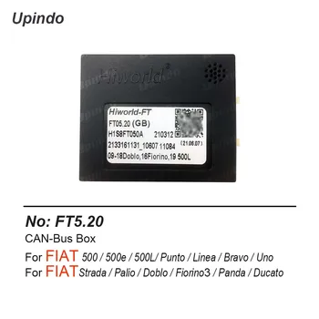 CANBus Box dekodér Adaptér pre FIAT Doblo 500 Uno Fiorino Palio Bravo Punto Panda Dacuto Strada Auto Android Headunit Rádio