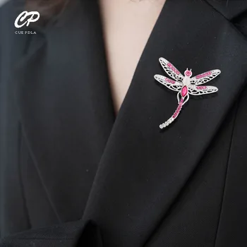 Dragonfly brošňa žena svieti drahokamu brošňa osobnosti módy temperament kabát pin príslušenstvo