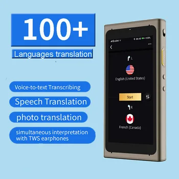 Langogo Jazyka Hlasového Prekladateľ Summit Okamžité Preložiť Zariadenie pre Cestovného ruchu v Reálnom Čase Vrecku Traductor ukrajinský