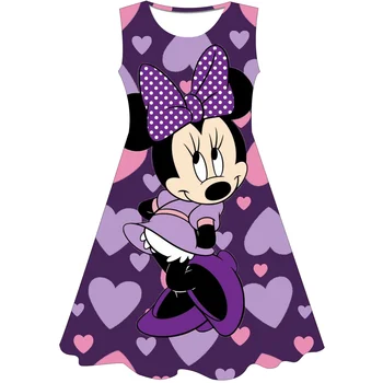 Minnie Myši Šaty, Baby, Dievčatá Šaty Narodeniny Oblečenie Šaty Dievča Kostým Pre Deti Strany Disney Séria Sukne Oblečenie, 1-10 Rokov