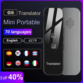 Nové G6 Prenosné 72 Jazykoch Smart Prekladateľ Okamžité Hlas Text APLIKÁCII Fotografovať Translaty Jazykového Vzdelávania, Cestovného ruchu,