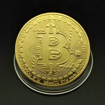 Pozlátené BTC Bitcoin Mince Zberateľské Mail Mince Umelecké Remeslá Pamätné Suveníry pre Domáce Dekorácie, Doplnky