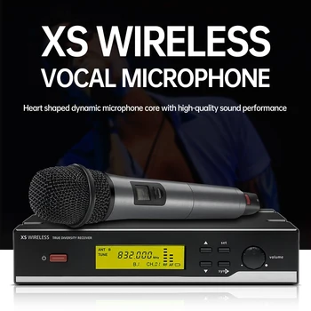 Profesionálne stage výkon XSW35 mikrofón slúchadlá s mikrofónom system professional bezdrôtový UHF karaoke mikrofón