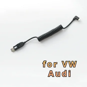 Pôvodný pre Audi A4 A5 A6 A7 A8 a VW auto play kábel USB, nabíjací kábel Android T-YPEC Pre iphone Micro USB kábel