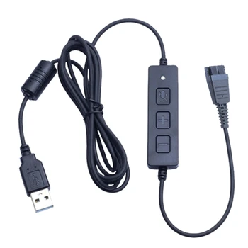 Qd Konektor Qd Kábla USB Pripojte Vodiče pre QD Rozhranie, Slúchadlá USB2.0 Adaptér Call Centrum Domácej Hra USB Adaptér