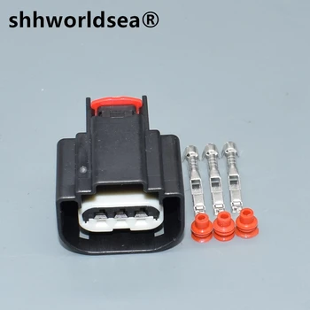 shhworldsea 1/2/5/30/100sets 0.6 mm 3pin auto bývania plug nepremokavé zapaľovacie cievky zapojte konektor 34250-3065