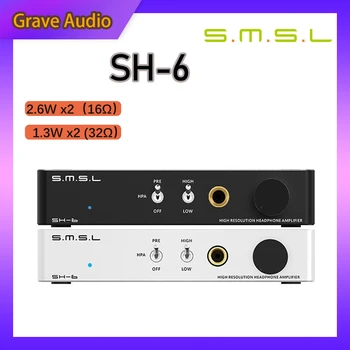 SMSL SH-6 Ploche Mini HiFi Audio, Slúchadlový Zosilňovač