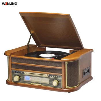 Čína starožitné gramofón, cd nahrávku kazeta rádio prehrávač vintage DAB rádio prehrávač záznamov